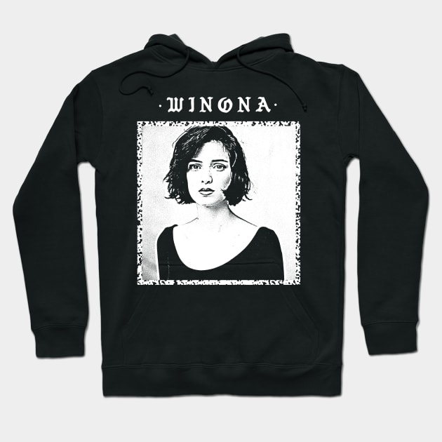 Winona // Retro Style Aesthetic Design Hoodie by DankFutura